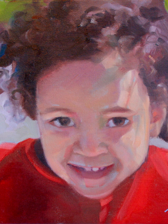 Painted portrait